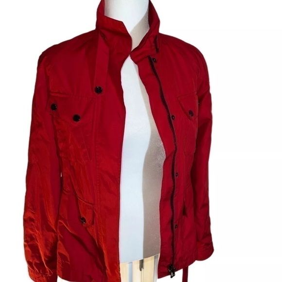 L-RL Active Ralph Lauren Preppy Red Vented Lightweight Windbreaker Jacket Small - Picture 2 of 12